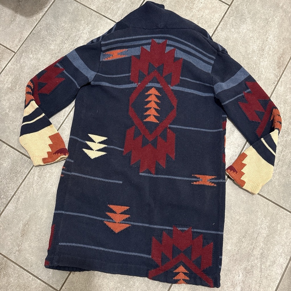 Pendleton Tribal Patterned Knit Cardigan - image 4